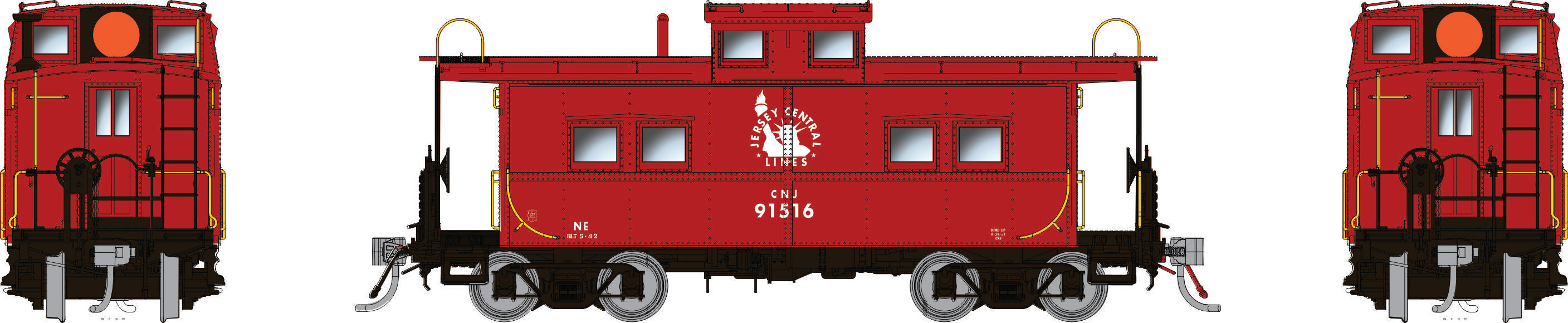 Rapido HO Northeastern Cabooses