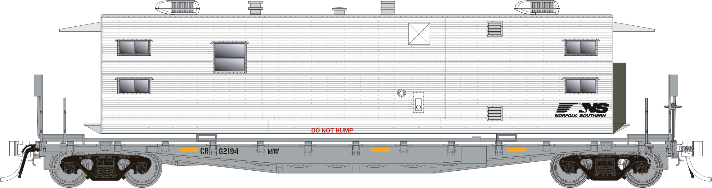 Rapido HO F30 Work Train Flat Cars