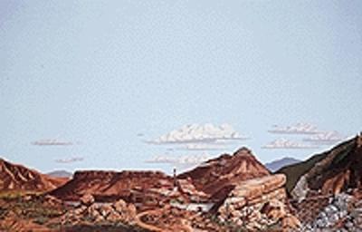 Walthers SceneMaster 703 HO Scale Background Scene 24 x 36" Mountain-Desert