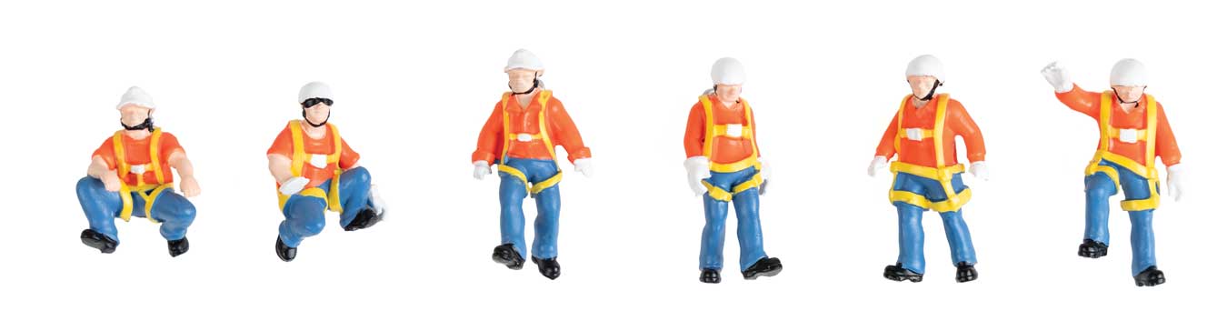 Walthers SceneMaster 6201 HO Scale Trackside Workers - Transload Facility