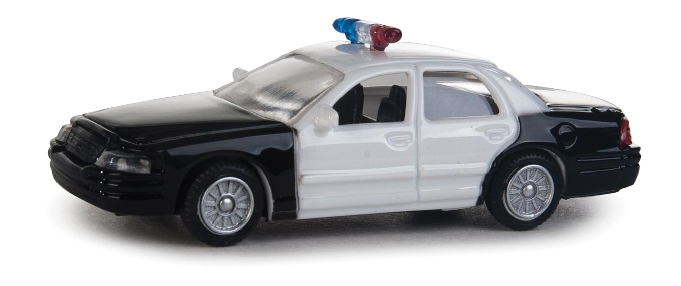 Walthers SceneMaster 12021 HO Scale Ford(R) Crown Victoria Police Interceptor