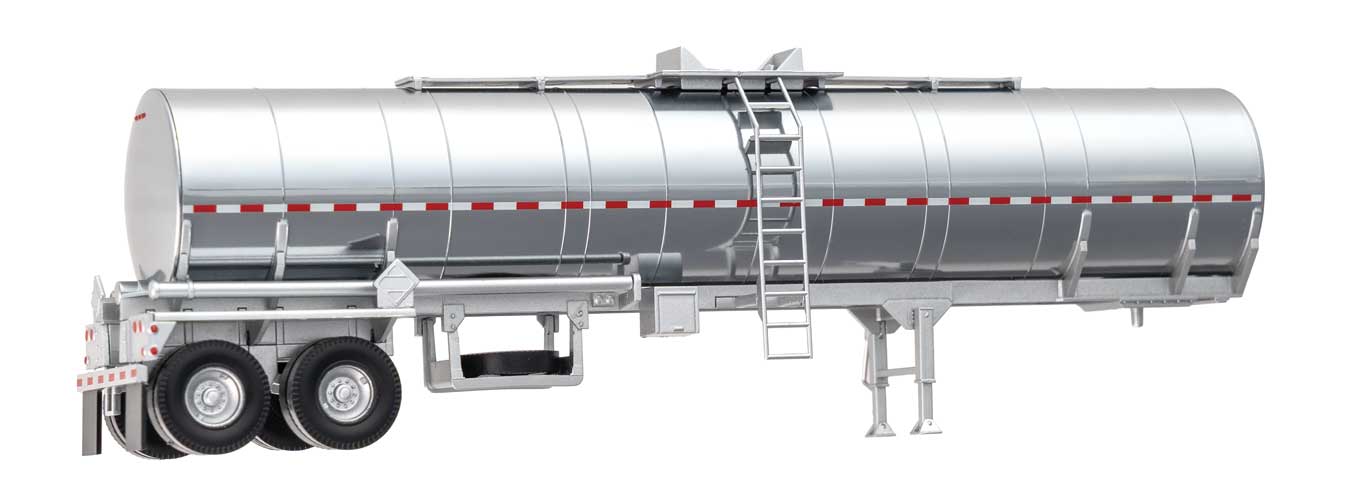 Walthers SceneMaster 12352 HO Scale Chemical Tank Trailer Painted Unlettered