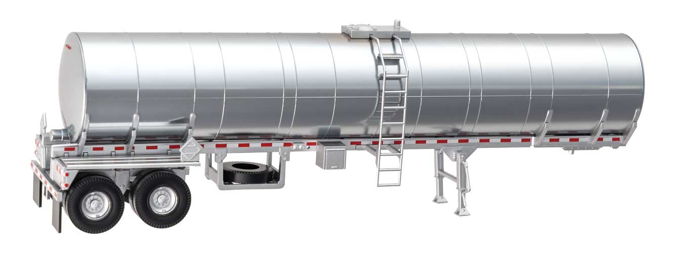 Walthers SceneMaster 12356 HO Scale Food Grade Tank Trailer Painted Unlettered