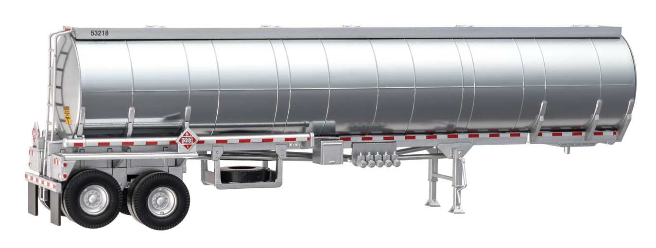 Walthers SceneMaster 12360 HO Scale Petroleum Tank Trailer Painted Unlettered