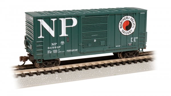 Bachmann 18256 N scale hi-cube boxcar Northern Pacific 659997