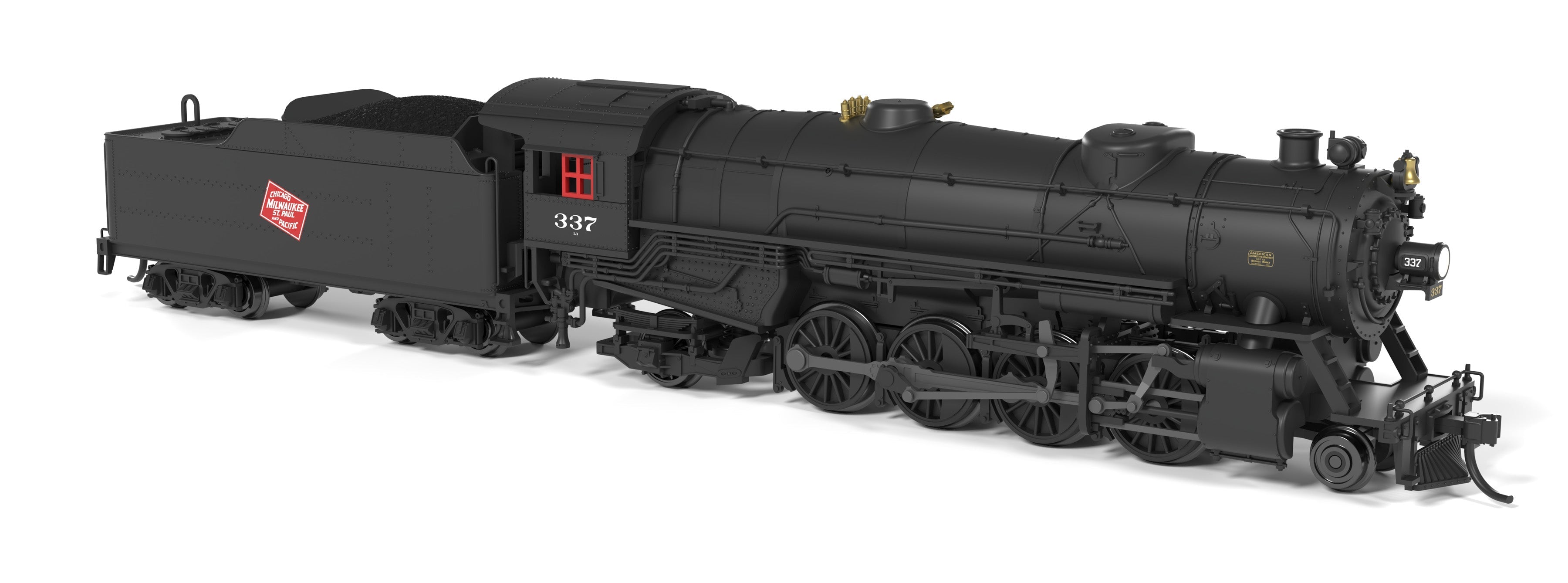 BLI 10054 N USRA Heavy Mikado MILW 337 - trucks and fuel tank