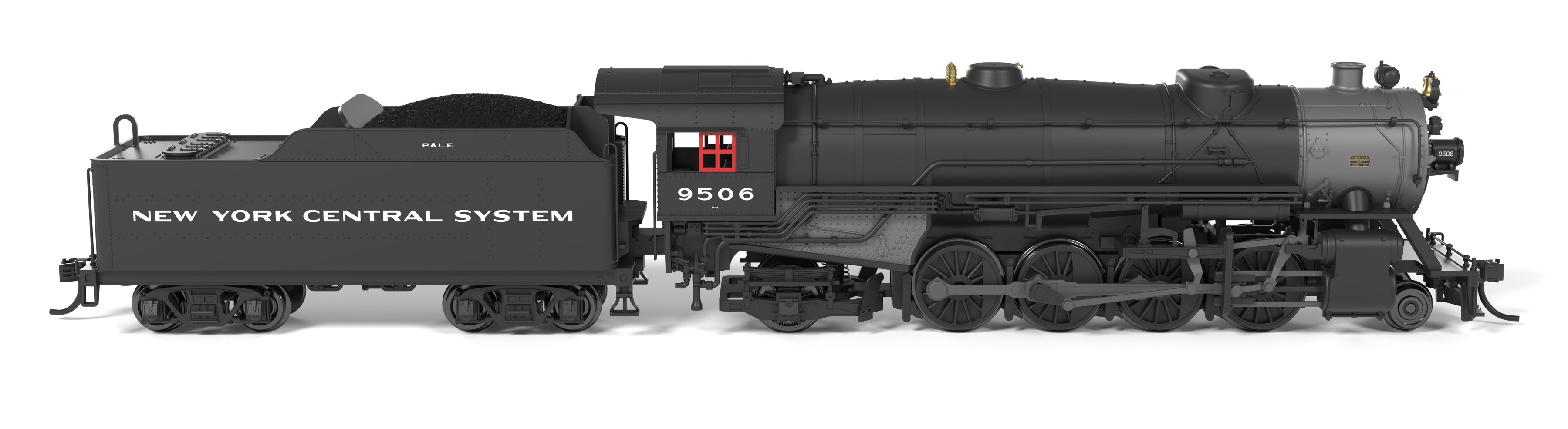 BLI 10058 N USRA Heavy Mikado NYC 9506 - cab and engineer-side detail