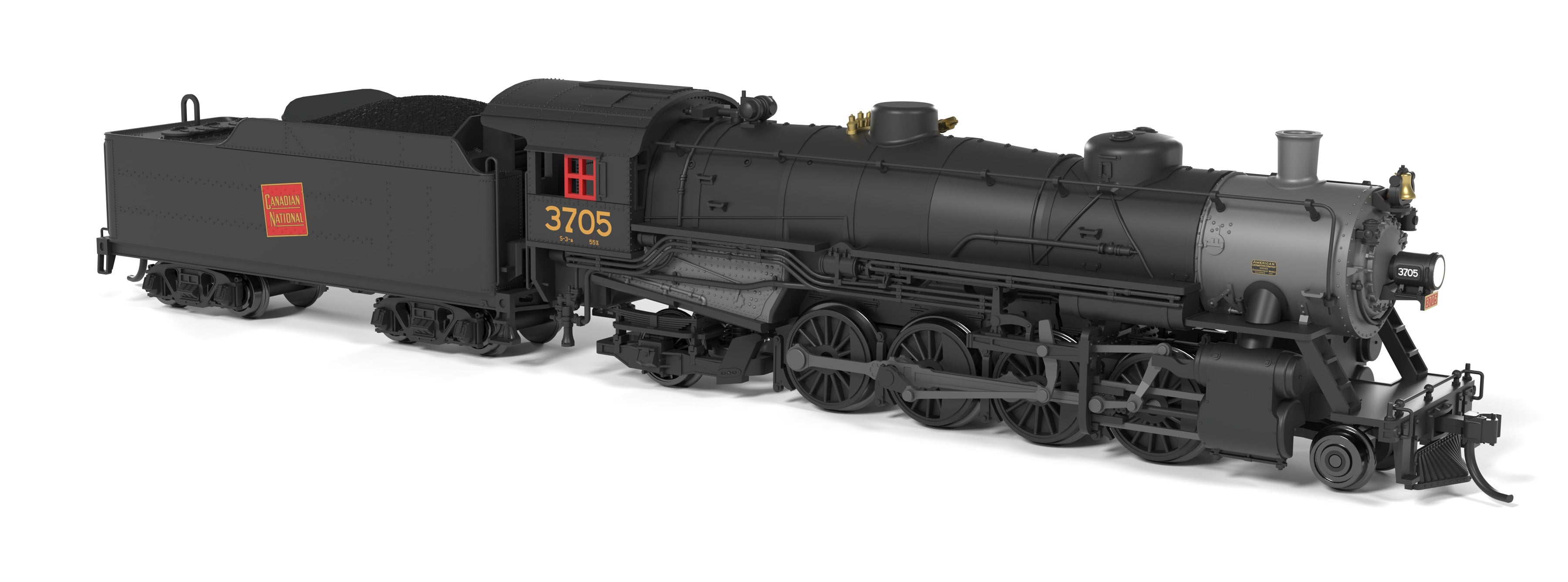 BLI 10070 N USRA Light Mikado CN 3705 - trucks and fuel tank