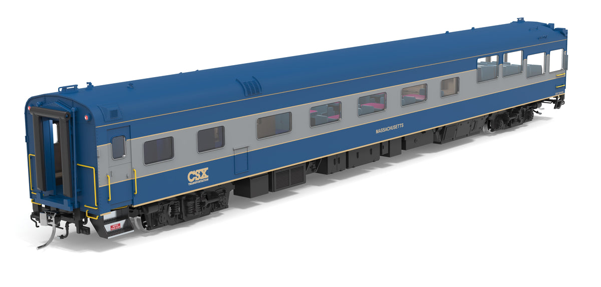 Broadway Limited Imports 10173 HO CSX Track Inspection Car, #994009, "Massachusetts", 1999-2006 Appearance - view 5