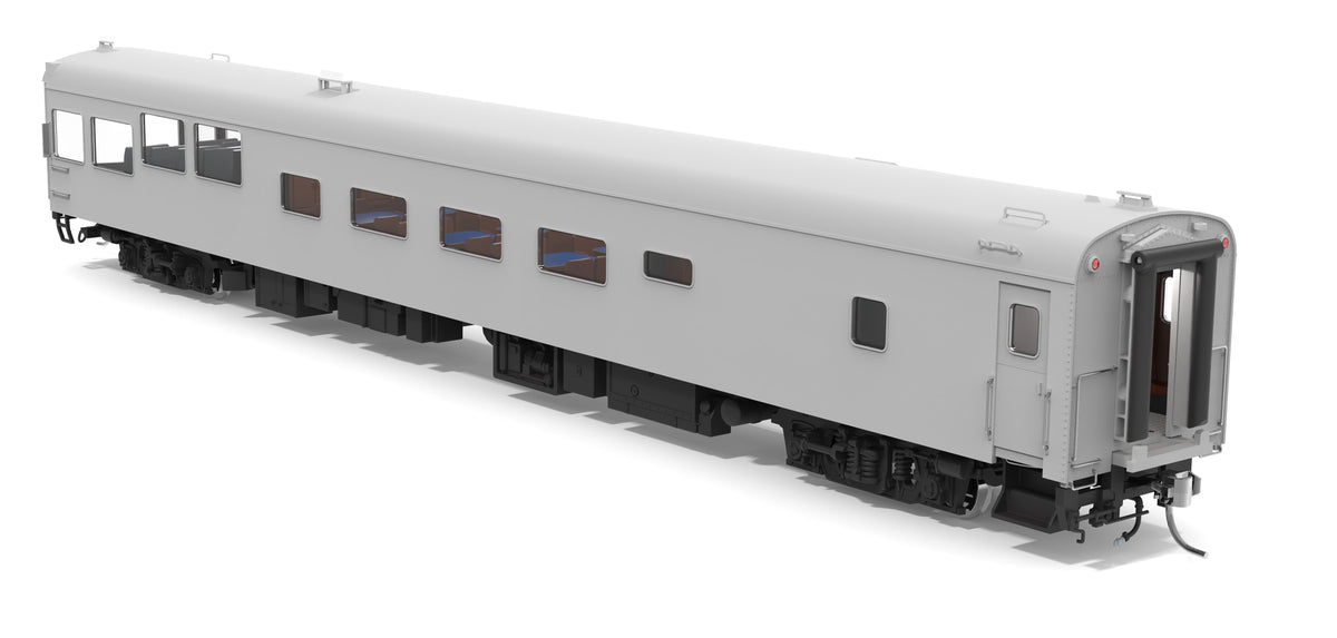 Broadway Limited Imports 10178 HO CSX-Type Track Inspection Car, Unlettered / Primer Gray - view 4
