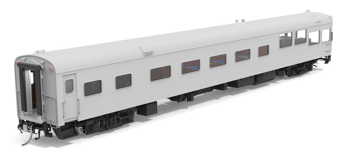 Broadway Limited Imports 10178 HO CSX-Type Track Inspection Car, Unlettered / Primer Gray - view 5