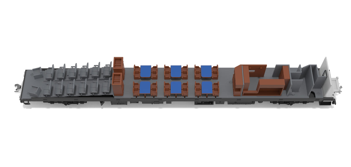 Broadway Limited Imports 10178 HO CSX-Type Track Inspection Car, Unlettered / Primer Gray - view 8