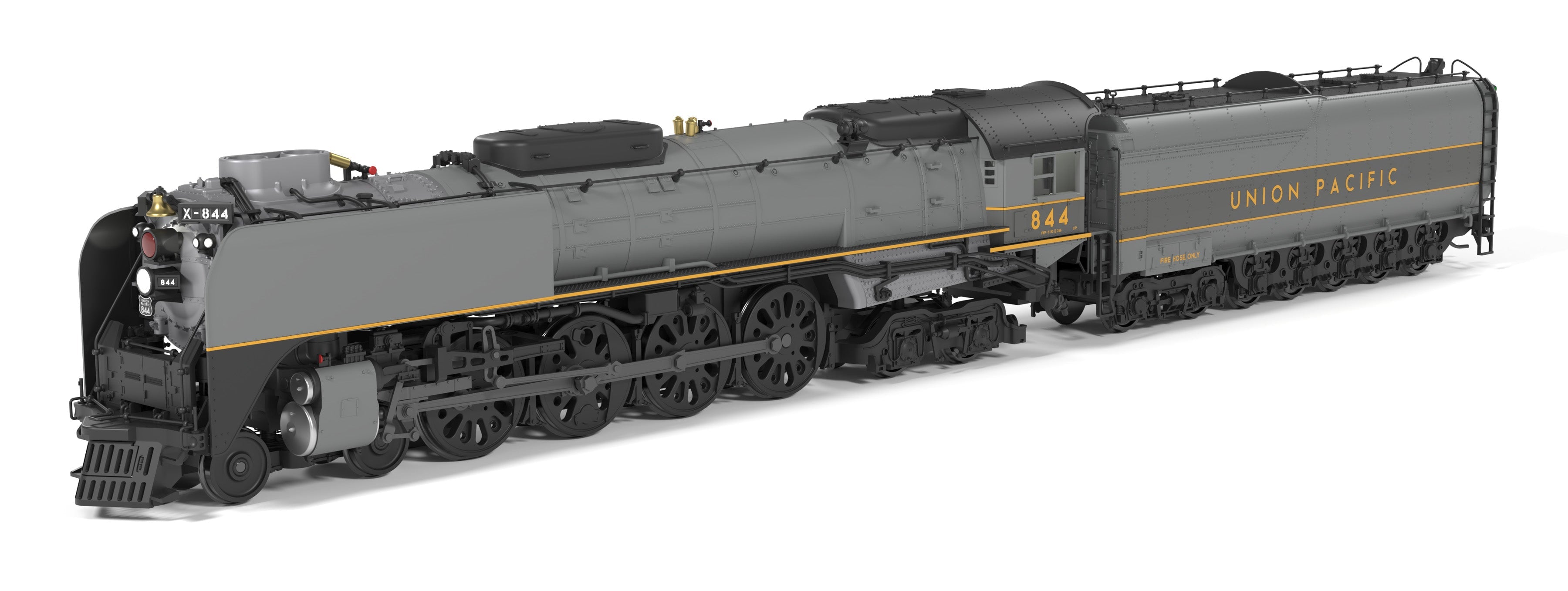 Broadway Limited Imports 10207 HO Union Pacific 4-8-4 Union Pacific 844 Greyhound - main view