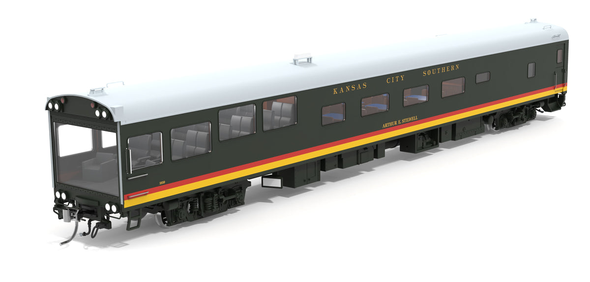 Broadway Limited Imports 10217 HO KCS Track Inspection Car, "Arthur E. Stillwell", Southern Belle Paint