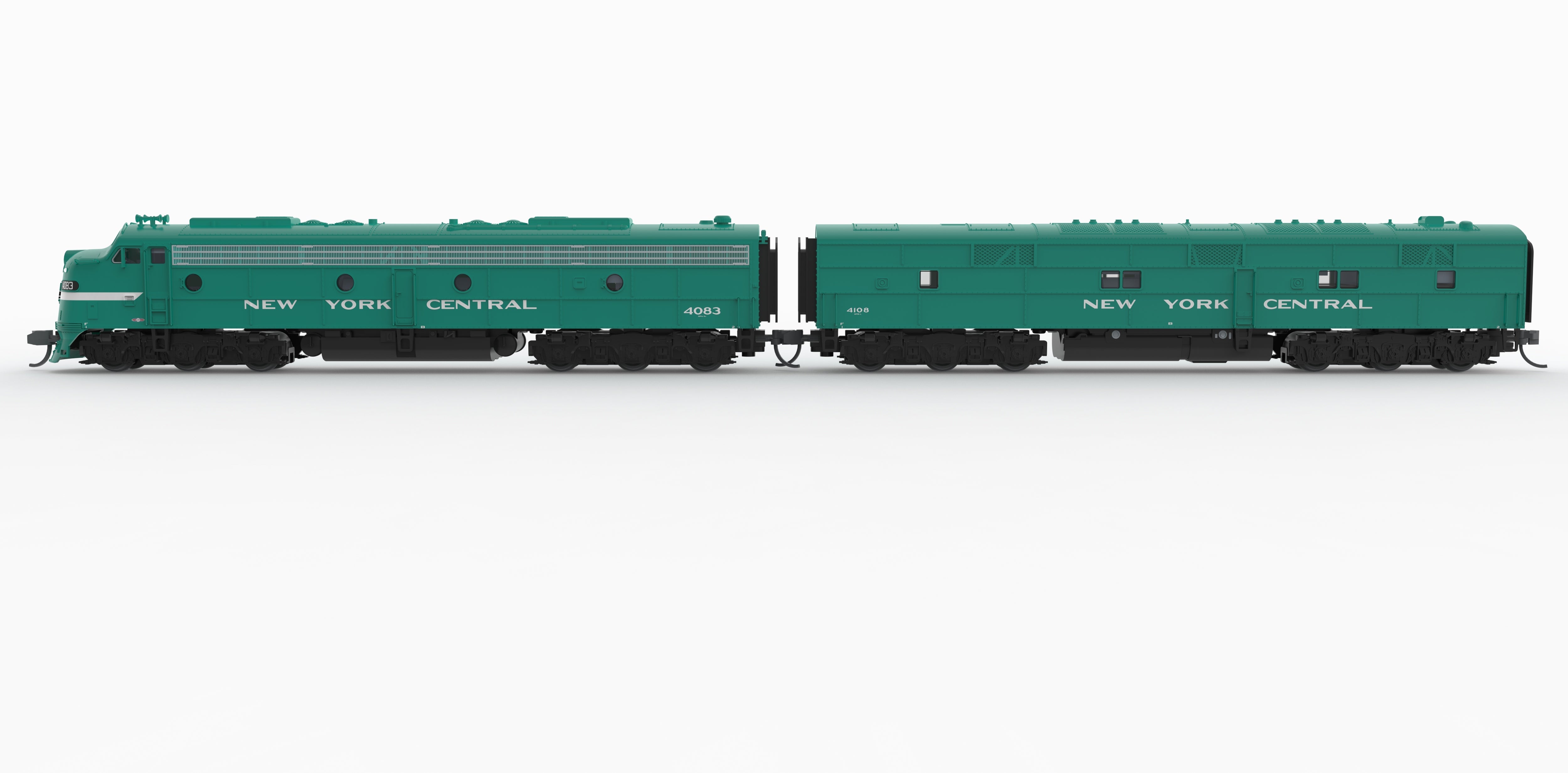 BLI 10290 N E8A/E7B NYC 4083 - side profile view