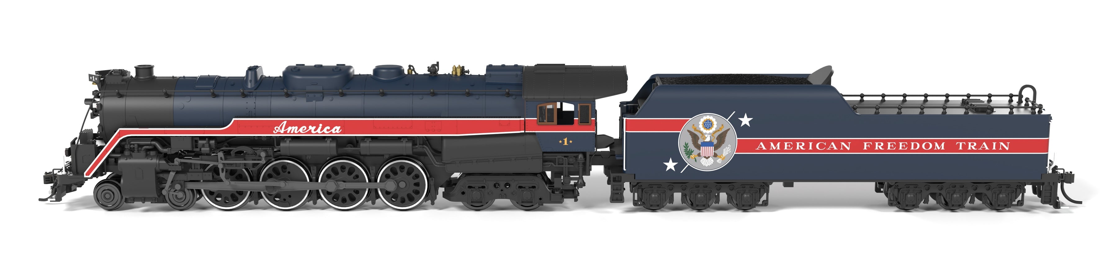 BLI 10325 N T1 4-8-4 RDG - side profile view