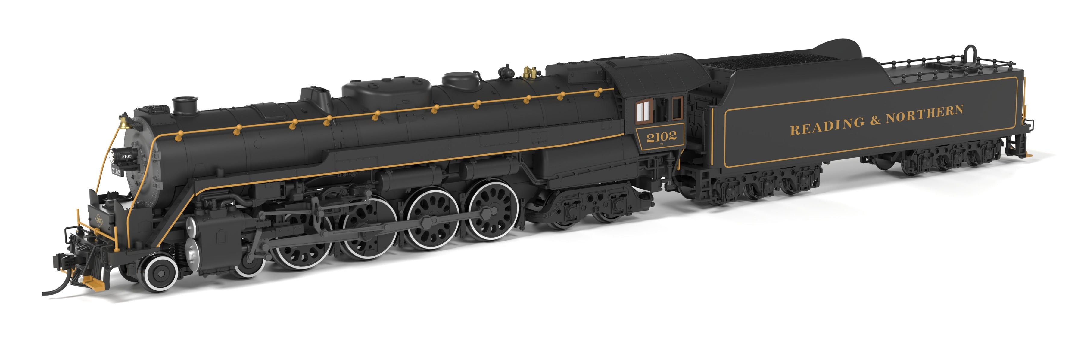 Broadway Limited Imports 10329 N Reading T1 4-8-4 Reading 2102 Modern Appearance - main view