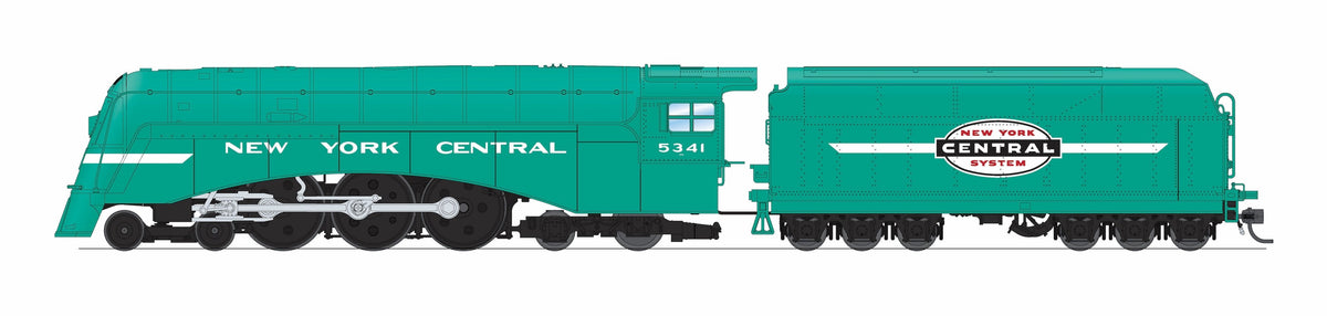 Broadway Limited Imports 10338 HO Commodore Vanderbilt, NYC 5341, Century Green Fantasy Paint, Paragon4 Sound/DC/DCC, w/ Smoke, HO - view 7