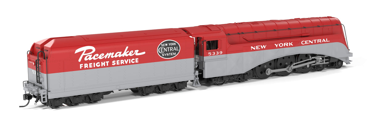 Broadway Limited Imports 10340 HO Commodore Vanderbilt, NYC 5339, Pacemaker Red Fantasy Paint, Paragon4 Sound/DC/DCC, w/ Smoke, HO - view 4