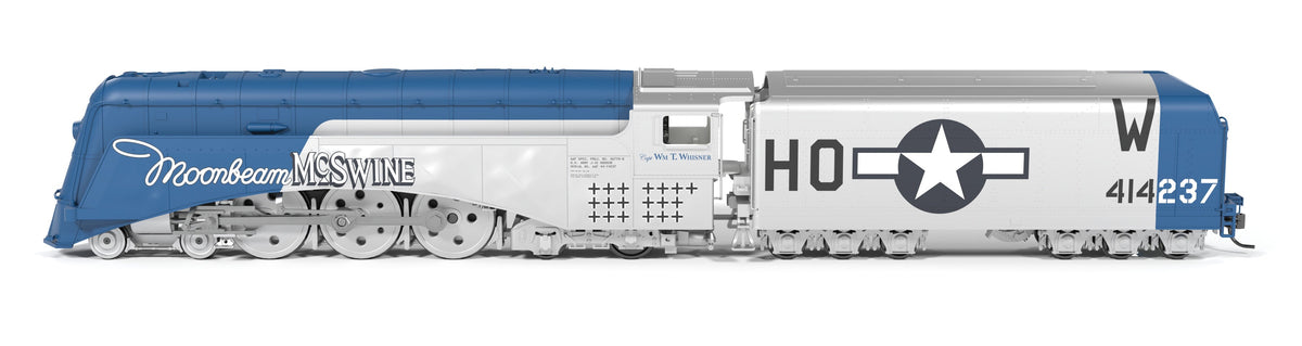 Broadway Limited Imports 10344 HO Commodore Vanderbilt, USAAF Fantasy Paint, "Moonbeam McSwine", Paragon4 Sound/DC/DCC, w/ Smoke, HO - view 2