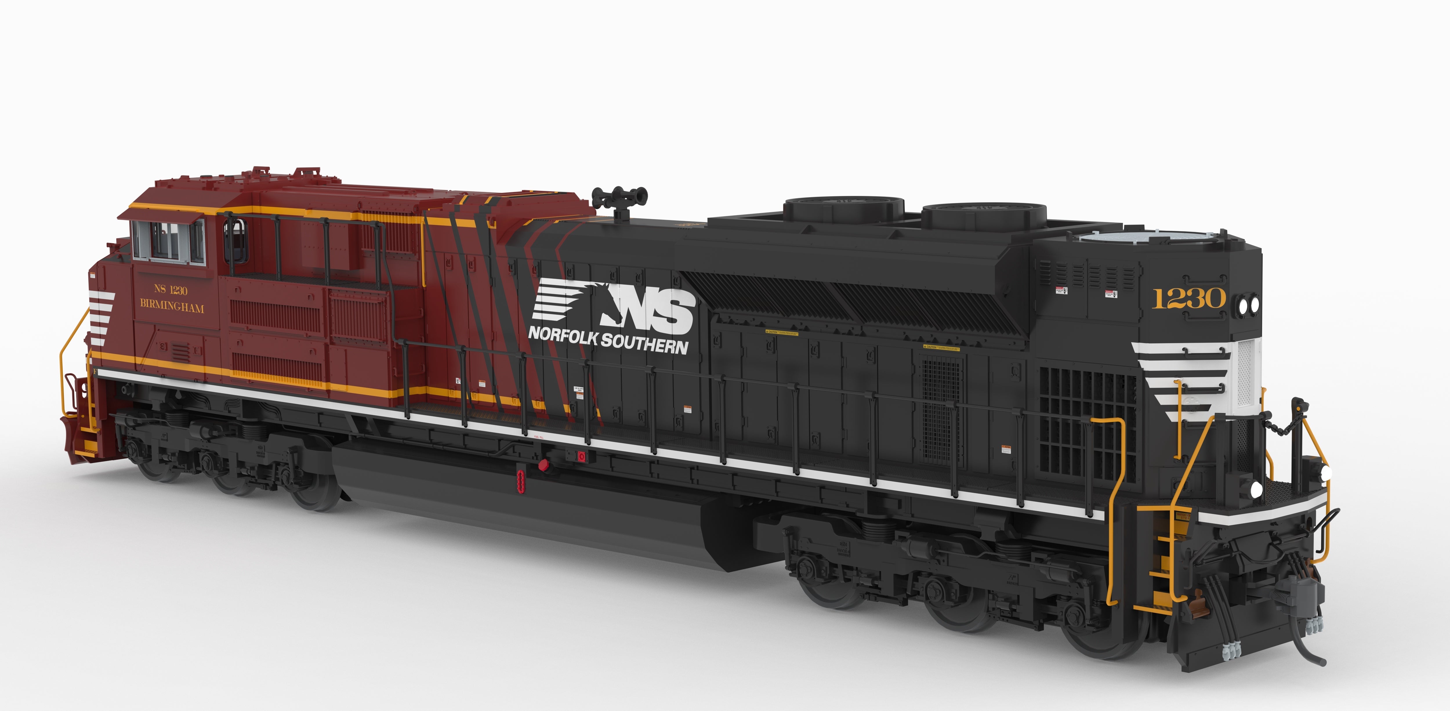 BLI 10437 HO SD70ACe NS 1230 - rear 3/4 view