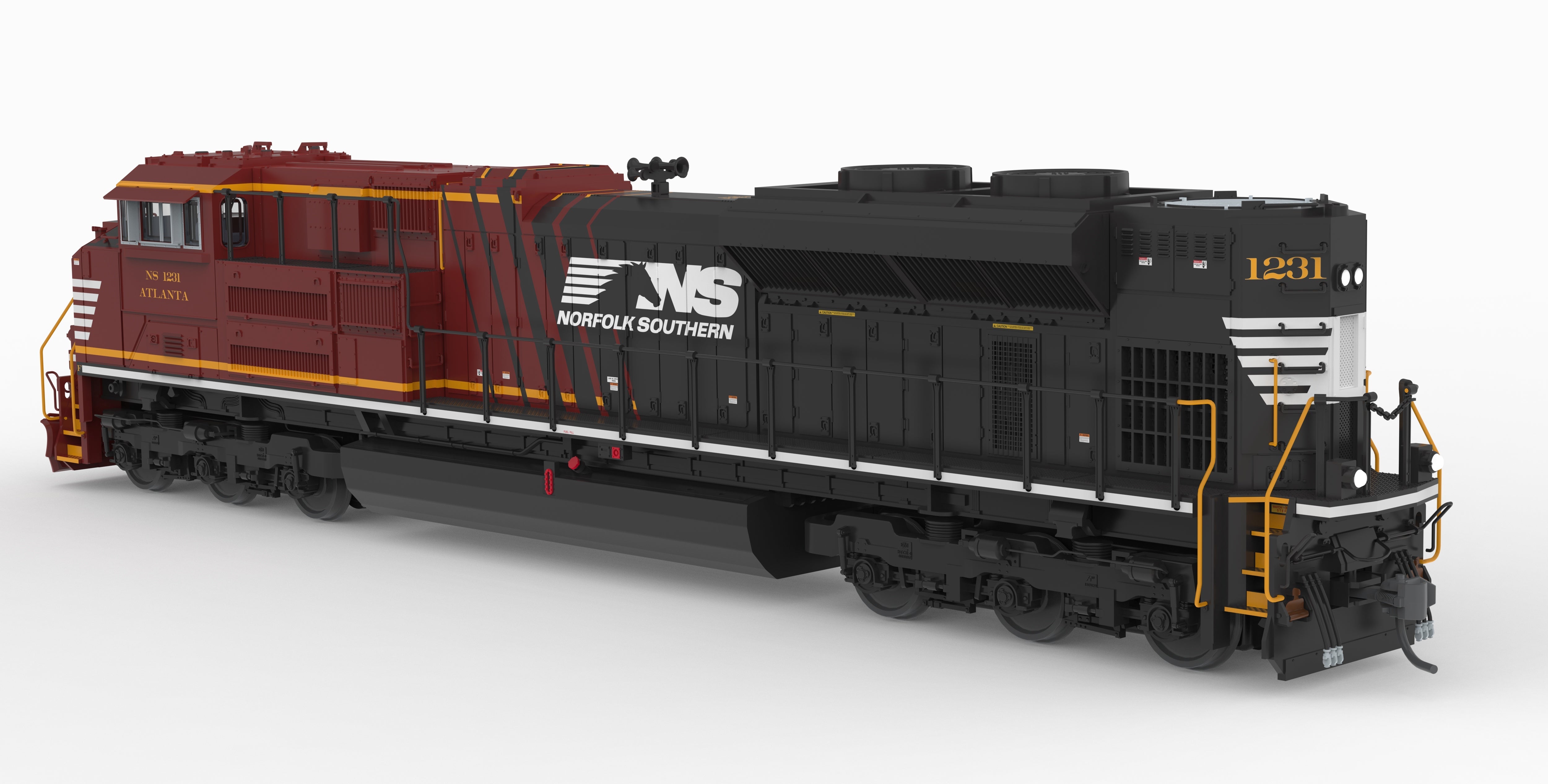BLI 10438 HO SD70ACe NS 1231 - opposite side view