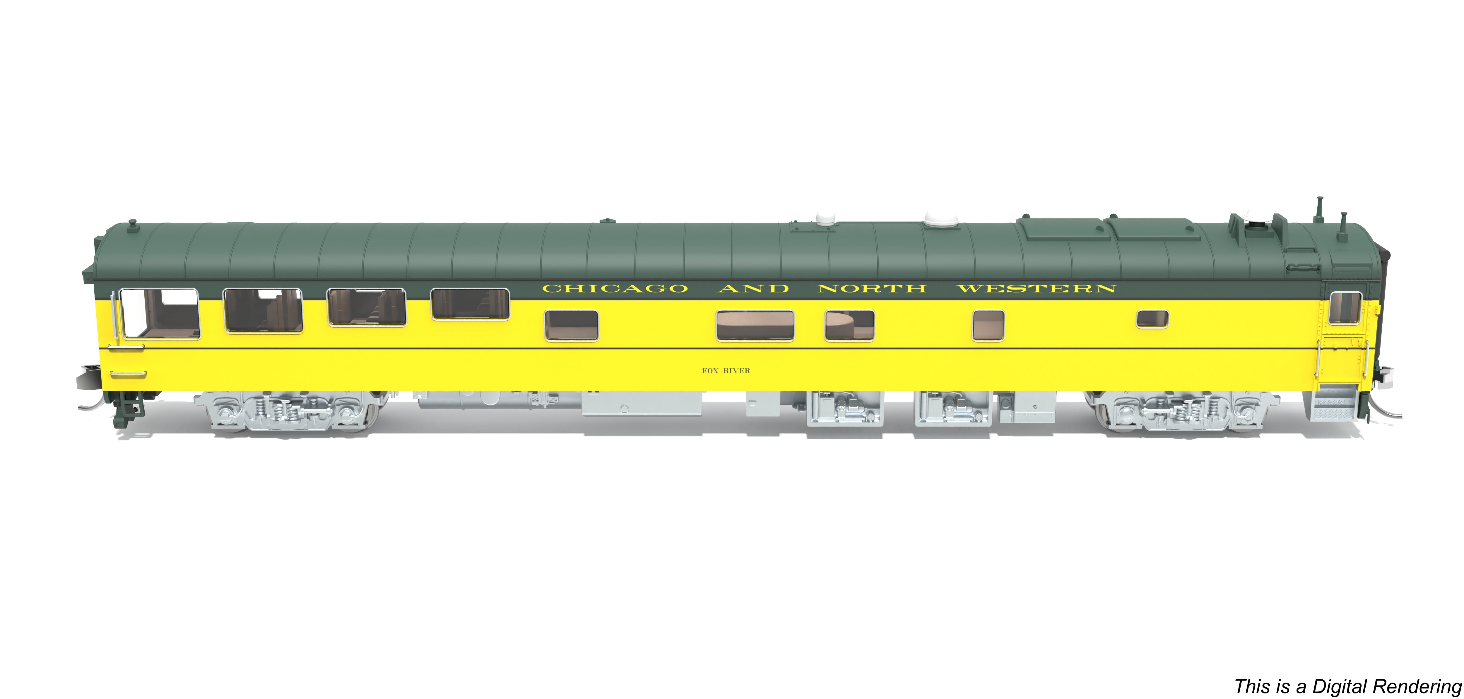 Broadway Limited Imports 10502 N Chicago & North Western "Fox River" Track Inspection Car