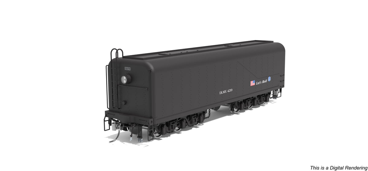Broadway Limited Imports 10571 HO DLMX 4219 Auxiliary Water Tender, ATSF "Let's Roll"
