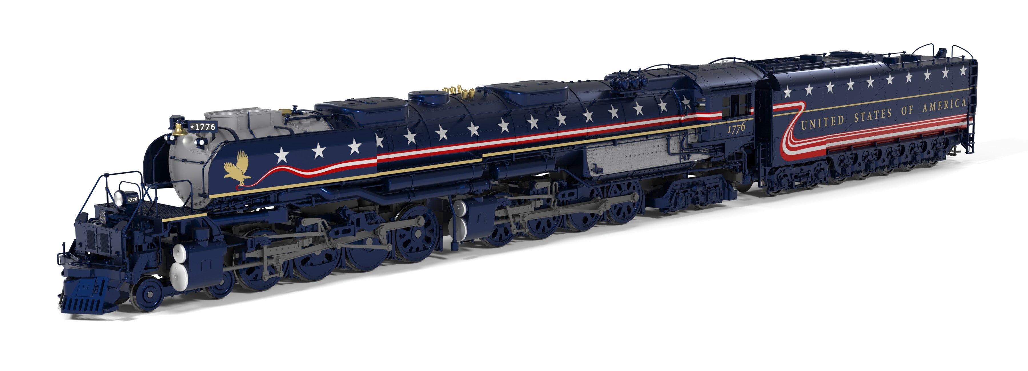 Broadway Limited Imports 10615 HO Big Boy Union Pacific #1776 AFT 250 Fantasy Appearance Stealth Series, No-Sound / DCC-Ready