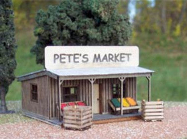 Osborn Models 1062 HO Scale Osborn Model Kits HO 1062 Pete's Market (Pete's Produce Stand)