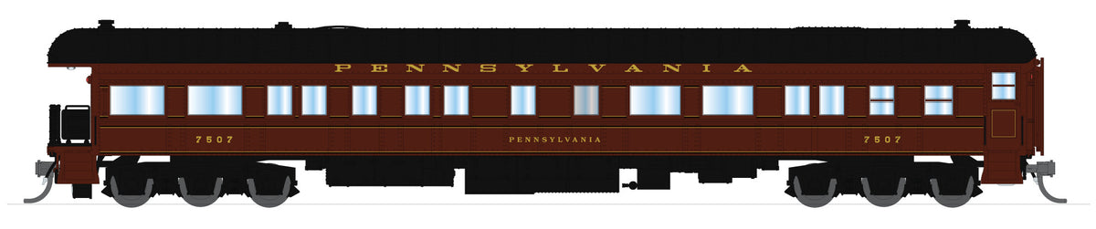 Broadway Limited Imports 10662 N Z74D Business Car, PRR #7507 "Pennsylvania", Late 1940's