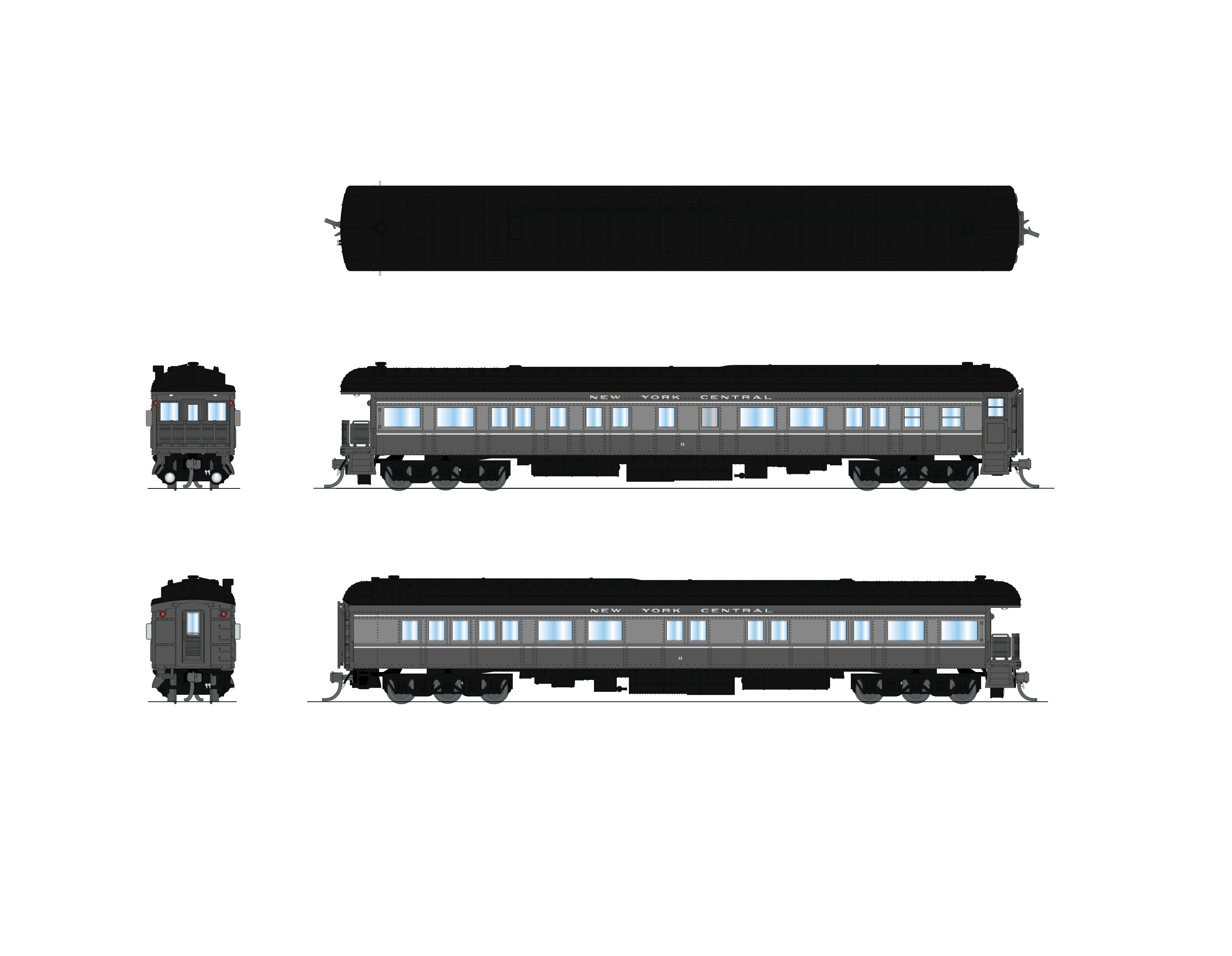 Broadway Limited Imports 10777 N NYC Heavyweight Business Car #11
