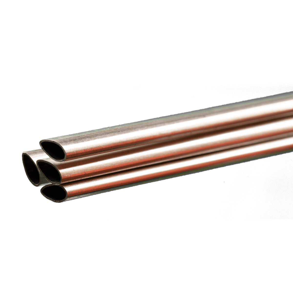 K&S 1103 Aluminum Streamline 1/2" OD x .016" Wall x 35" (4 Pieces) - Oakville Model Trains Depot