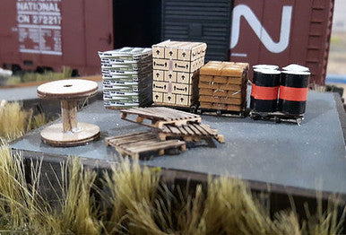 Osborn Models 1127 HO Scale Pallet Load Set / Assortment - 1 set