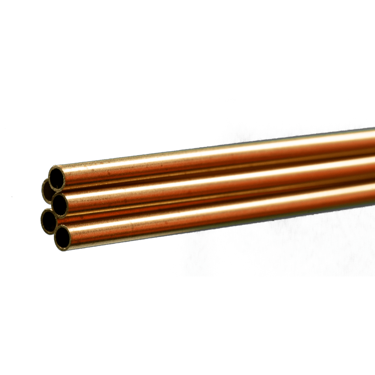 K&S 1145 Round Brass Tube 1/8" OD x 0.014" Wall x 36" Long (5 Pieces) - Oakville Model Trains Depot