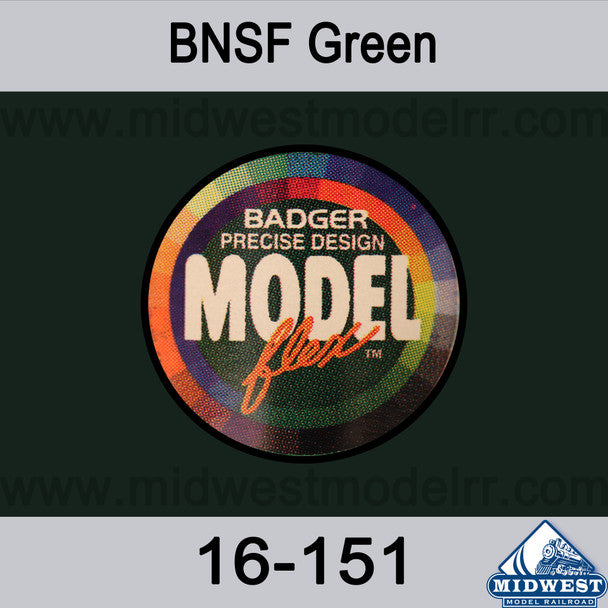 Badger 16151 Modelflex BNSF Green Acrylic Paint 1 oz
