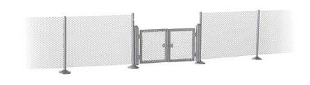 Walthers SceneMaster 4188 HO Scale Metal Industrial Fence - Kit