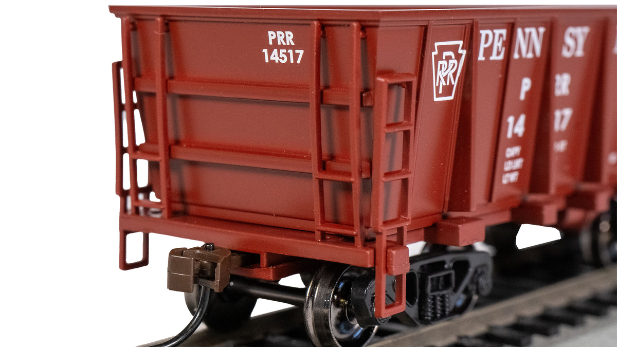 Bachmann 18605 HO Scale Ore Car - Pennsylvania Railroad PRR (Tuscan Red) 14517 - Oakville Model Trains Depot
