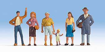 Walthers SceneMaster 6055 HO Scale Pedestrians pkg(6) - Set #1