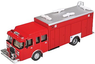 Walthers SceneMaster 13802 HO Scale Hazardous Materials Fire Truck