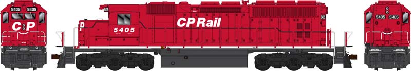 Bowser 24906 HO Scale GMD SD40 (DCC/Sound) — CP Rail ex QNSL Candy Apple Red #5412