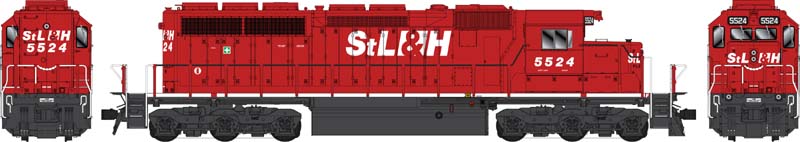 Bowser 24916 HO Scale GMD SD40 (DCC/Sound) — StL&H (St. Lawrence & Hudson) #5542