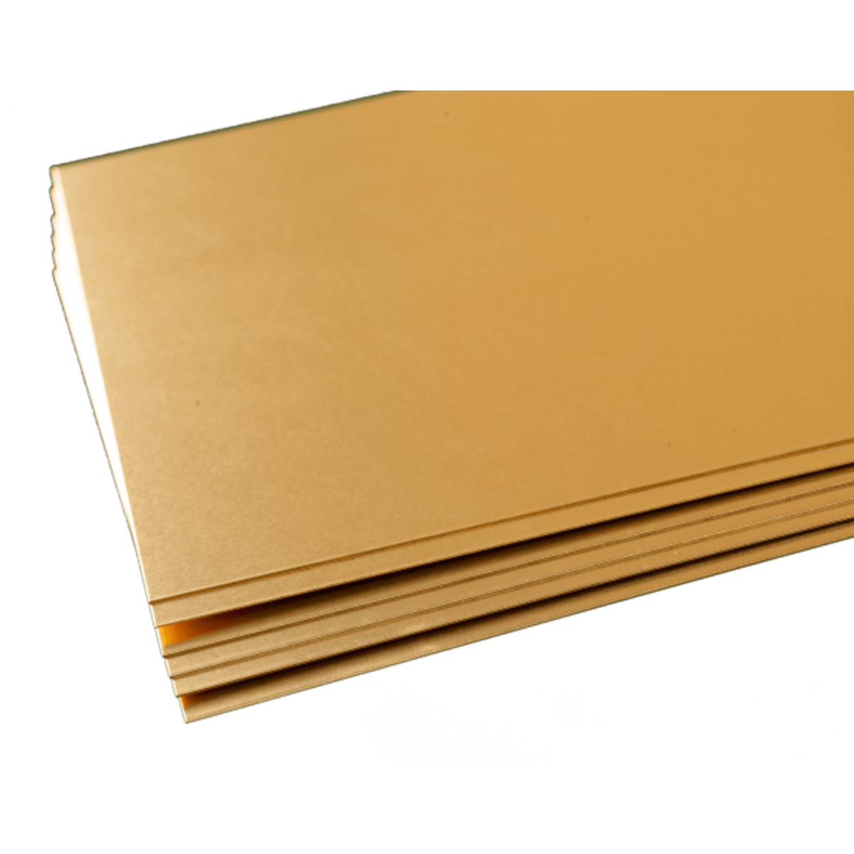 K&S 252 Brass Sheet 0.016" Thick 4" Wide x 10" Long (6 Pieces) - Oakville Model Trains Depot
