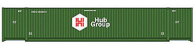 Walthers SceneMaster 8505 HO Scale 53' Singamas Corrug Container Hub Group