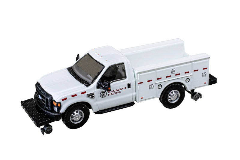Atlas HO scale Ford F-350 hi-railer pickup, Canadian Pacific, item 30000167