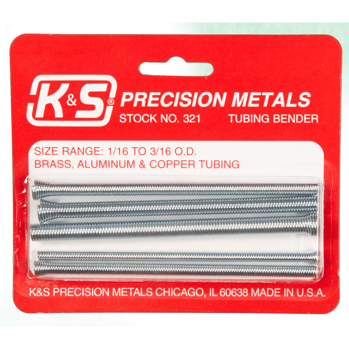 K&S 321 Metal Tube Bender (5 Pieces) - Oakville Model Trains Depot