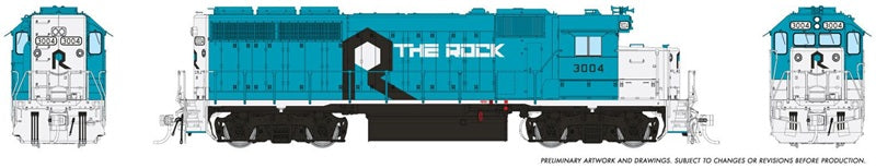 Rapido HO EMD GP40 Rock Island #3004 Blue
