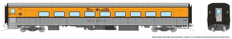 Rapido HO Tempo Coach — Rio Grande Ski Train Mount Bierstadt