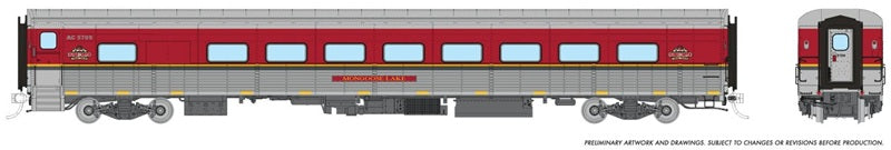 Rapido HO Tempo Snack Coach — Algoma Central #5709 Mongoose Lake