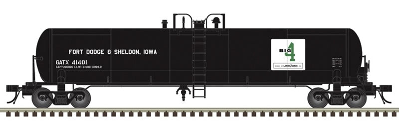 Atlas 50007790 N 20,700-Gallon Tank Car — Big 4 (GATX) #41412
